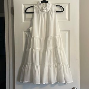 TCEC Babydoll Style White Dress/ Women’s Large